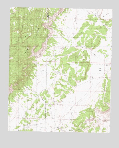 Mesa Gallina, NM USGS Topographic Map