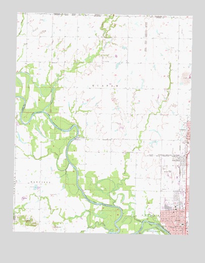 Miami NW, OK USGS Topographic Map