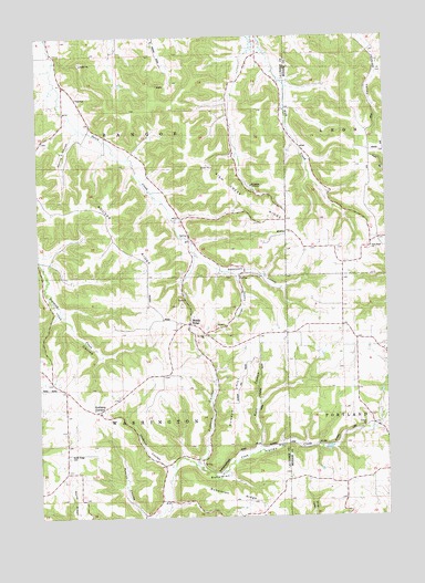 Middle Ridge, WI USGS Topographic Map