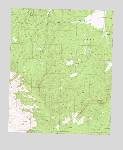 Milkweed Canyon SW, AZ USGS Topographic Map