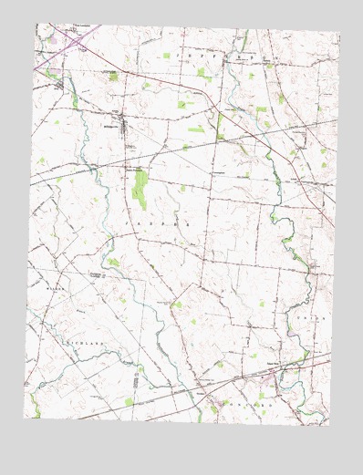 Milledgeville, OH USGS Topographic Map