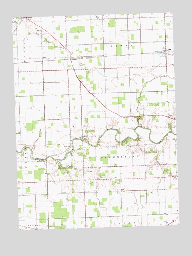 Miller City, OH USGS Topographic Map