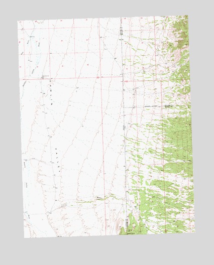 Miller Wash, NV USGS Topographic Map