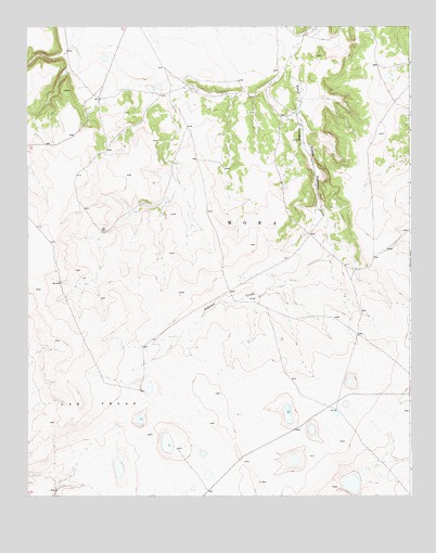 Canon Pedroso, NM USGS Topographic Map