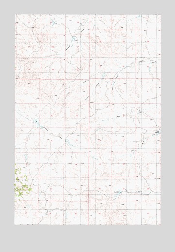 Mills Creek West, MT USGS Topographic Map