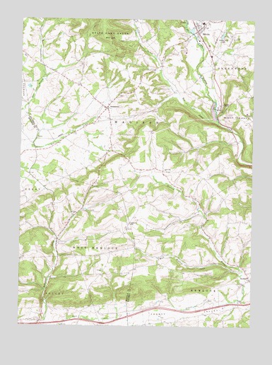 Millville, PA USGS Topographic Map