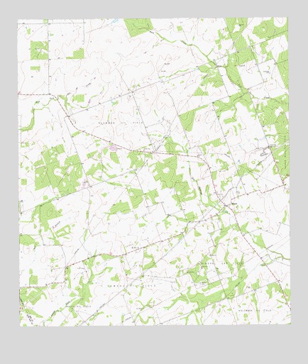 Mineral, TX USGS Topographic Map