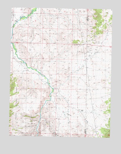 Mitchell Spring, NV USGS Topographic Map