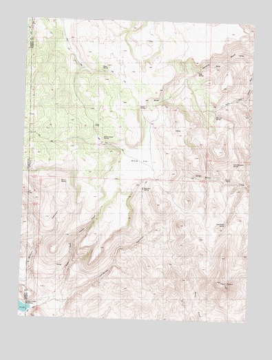 Mixie Flat, NV USGS Topographic Map