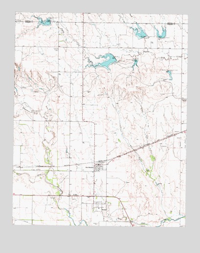 Mobeetie, TX USGS Topographic Map