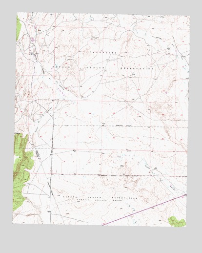 Canoncito School, NM USGS Topographic Map