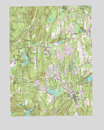 Mohegan Lake, NY USGS Topographic Map