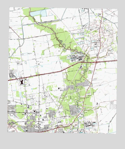 Mont Belvieu, TX USGS Topographic Map