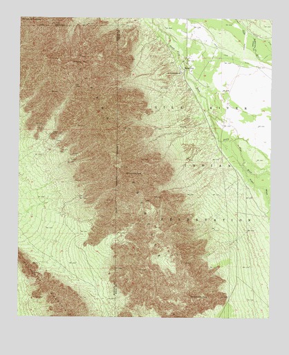 Montezuma Peak, AZ USGS Topographic Map