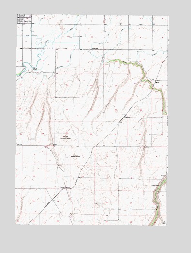 Moody, ID USGS Topographic Map