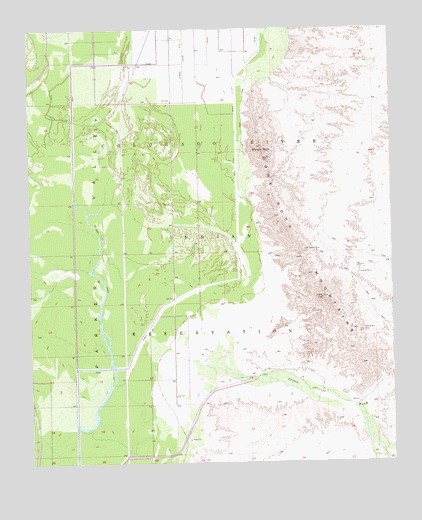 Moon Mountain, AZ USGS Topographic Map