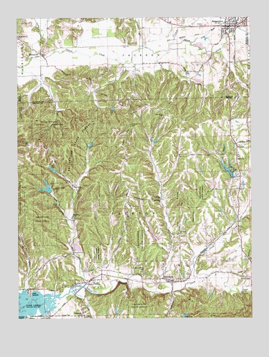 Morgantown, IN USGS Topographic Map
