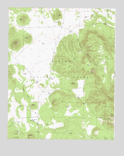 Moritz Ridge, AZ USGS Topographic Map