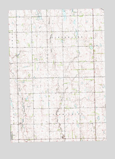 Canova East, SD USGS Topographic Map