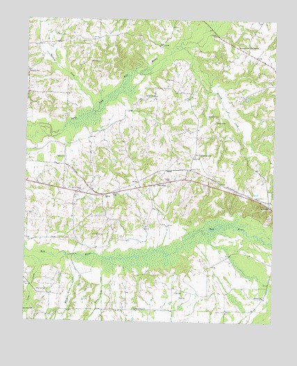 Moscow SE, TN USGS Topographic Map