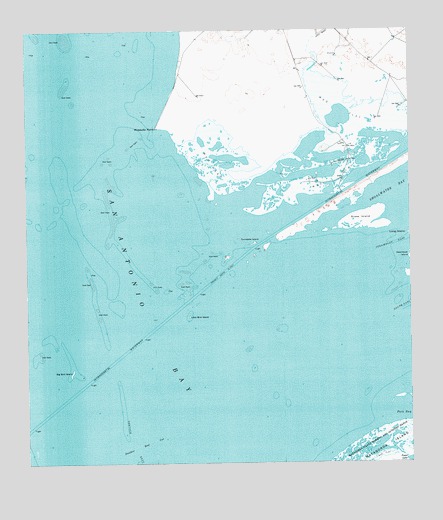 Mosquito Point, TX USGS Topographic Map
