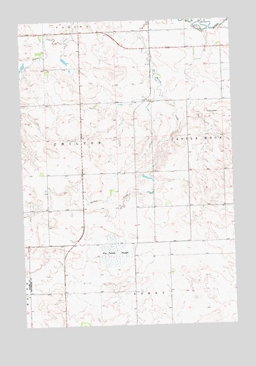 Mott SW, ND USGS Topographic Map