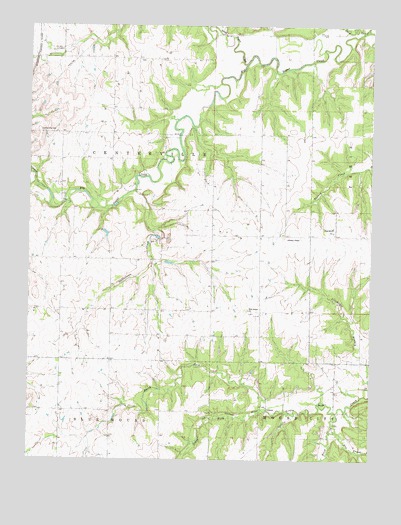 Mound City NW, KS USGS Topographic Map