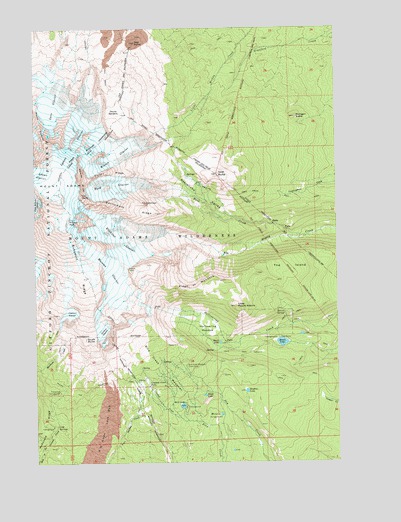 Mount Adams East, WA USGS Topographic Map