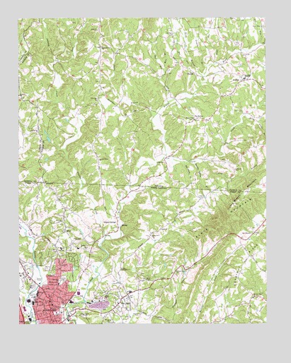 Mount Airy North, NC USGS Topographic Map