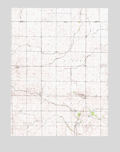 Mount Gilboa, IN USGS Topographic Map