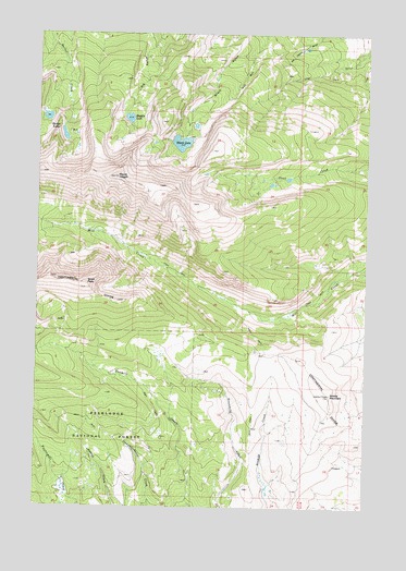 Mount Haggin, MT USGS Topographic Map