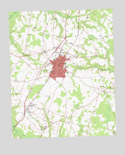 Mount Olive, NC USGS Topographic Map