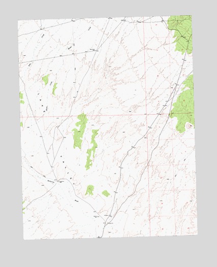 Mount Wilson SW, NV USGS Topographic Map