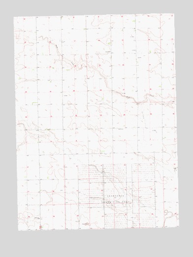 Mud Springs SE, NE USGS Topographic Map