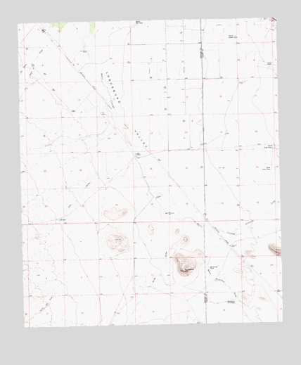 Muir Ranch, NM USGS Topographic Map