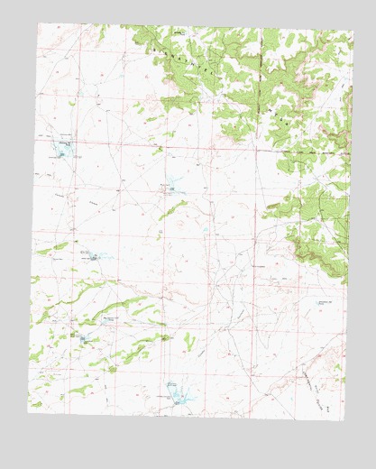 Mule Dam, NM USGS Topographic Map