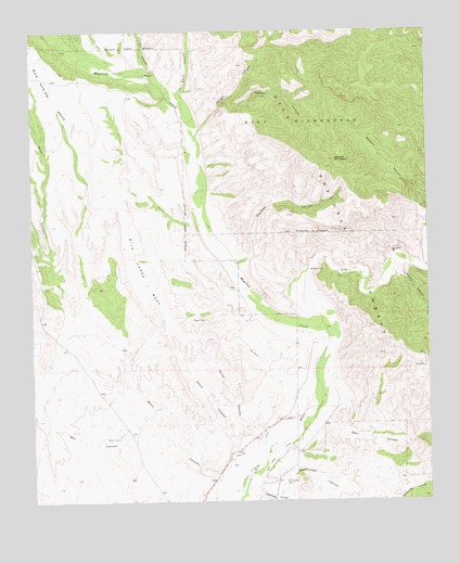 Canteen Canyon, NM USGS Topographic Map