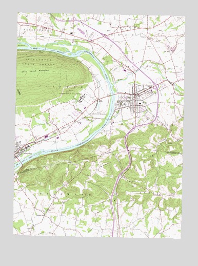 Muncy, PA USGS Topographic Map
