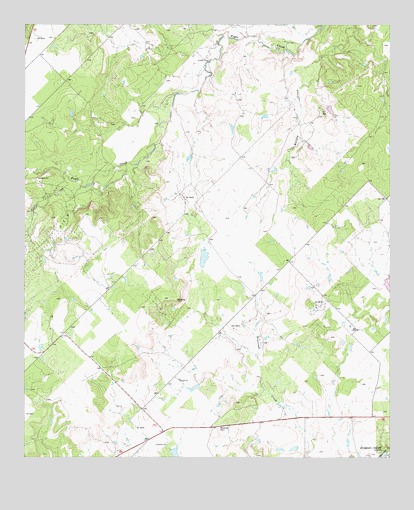 Murphy Creek, TX USGS Topographic Map