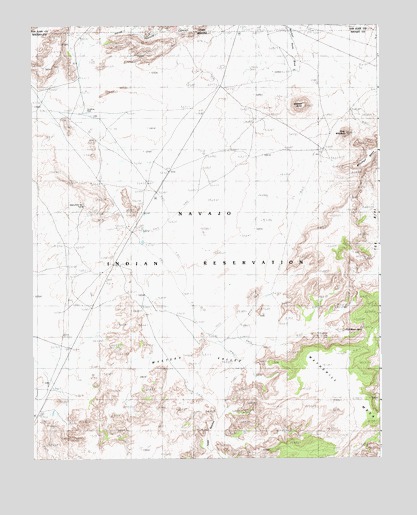 Mystery Valley, AZ USGS Topographic Map
