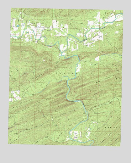 Nashoba, OK USGS Topographic Map