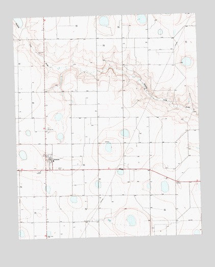 Nazareth, TX USGS Topographic Map
