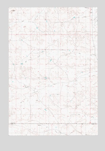 Nelson Butte, MT USGS Topographic Map