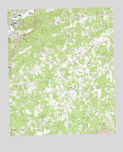Canton, GA USGS Topographic Map
