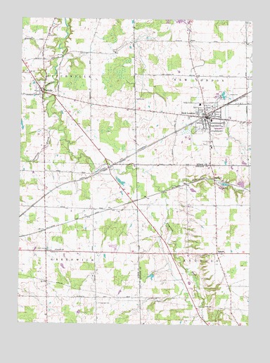 New London, OH USGS Topographic Map