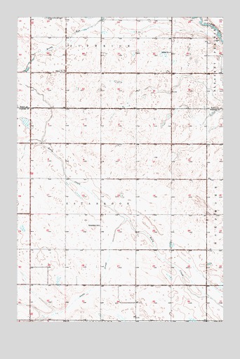 New Rockford SE, ND USGS Topographic Map