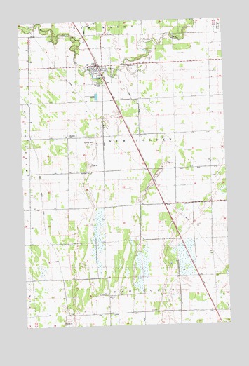 Newfolden, MN USGS Topographic Map
