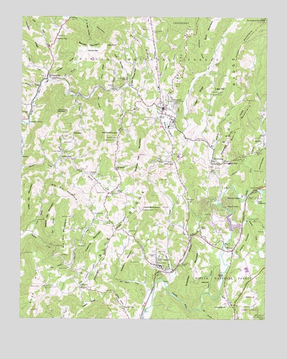 Newland, NC USGS Topographic Map