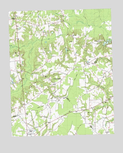 Newton Grove North, NC USGS Topographic Map