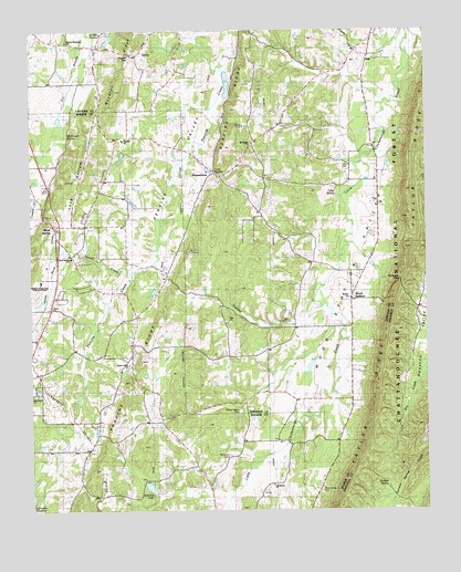 Nickajack Gap, GA USGS Topographic Map